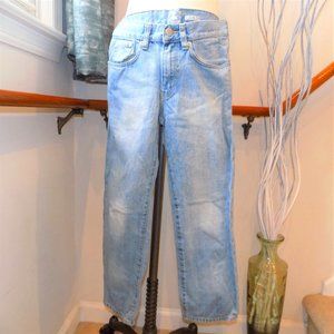 ORGANIC COTTON Boy's Light Wash Denim Size 8